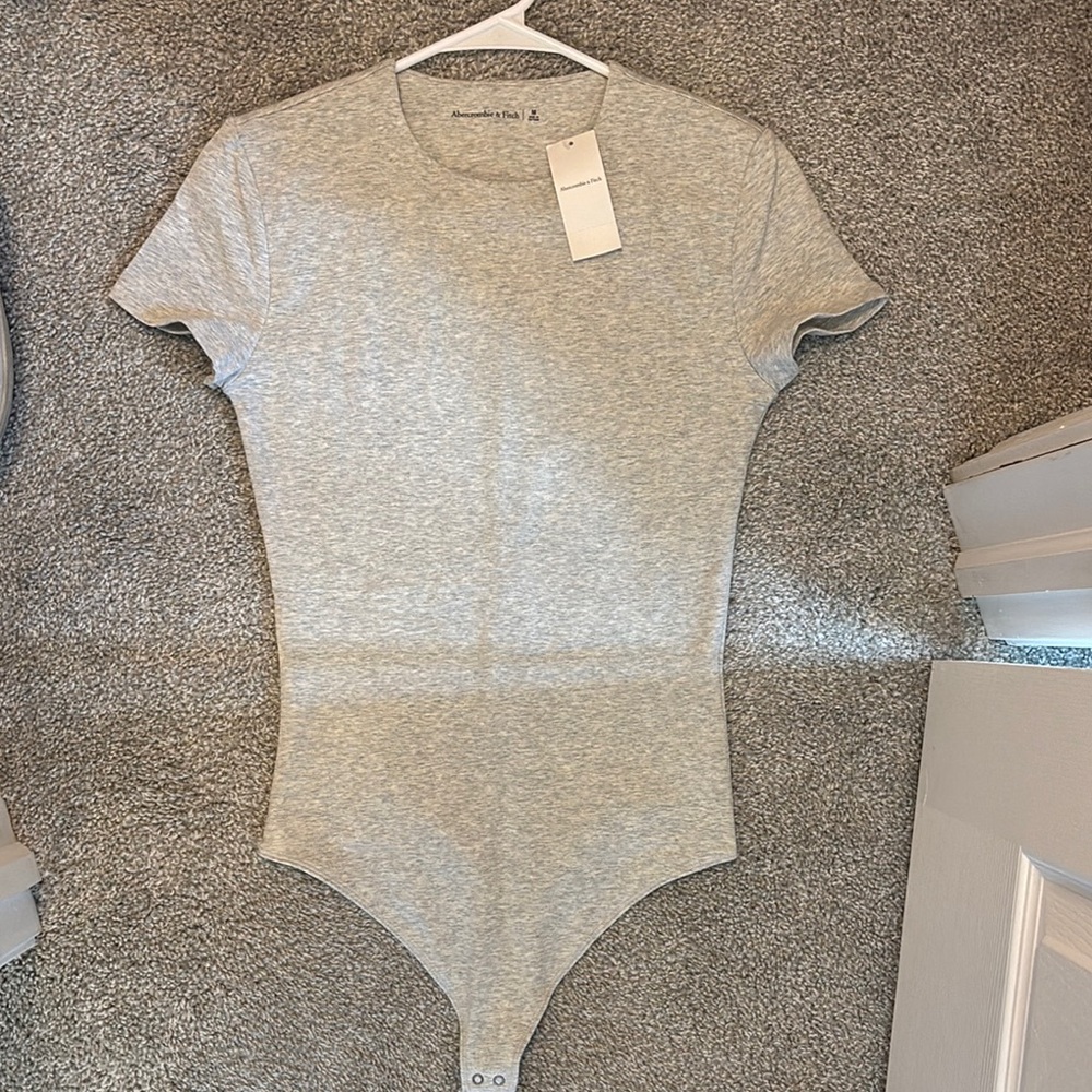 Abercrombie & Fitch Heather Gray Bodysuit